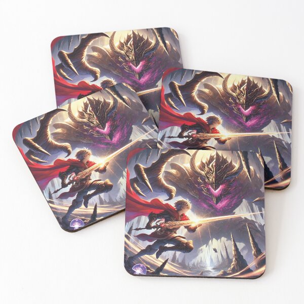 Item preview, Anime Warrior vs. Violet Eye Monster designed and sold by MerlinWear.