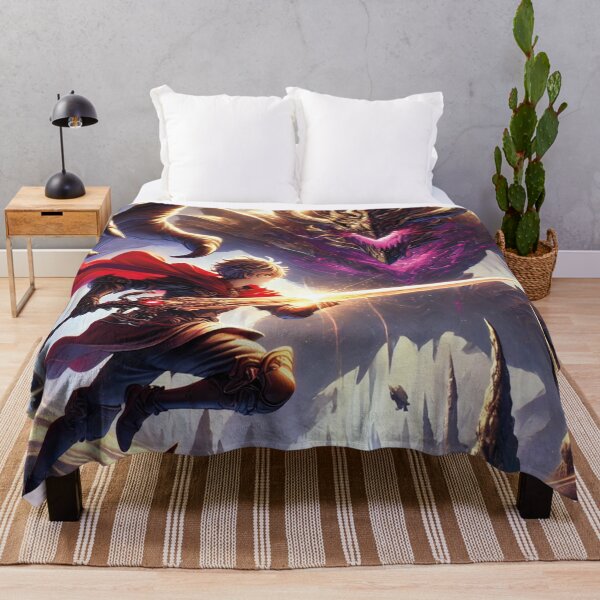Item preview, Anime Warrior vs. Violet Eye Monster designed and sold by MerlinWear.