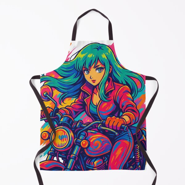 Item preview, Neon Dream Anime Biker designed and sold by JonelleTshirts.