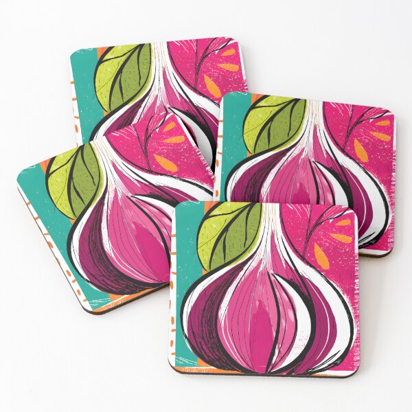 Item preview, Spice Meets Style - A Bold Garlic Portrait with Abstract Flair and Vibrant Hues designed and sold by OlfactoART Studio.