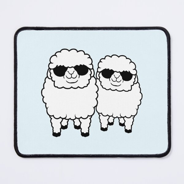 Item preview, 2 Sheep Sunglasses Party Sheep Team Cool Friends designed and sold by shirt-o-mat.
