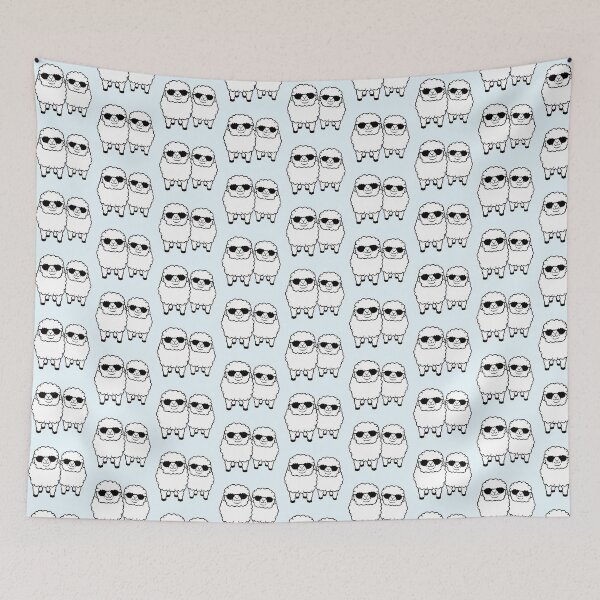 Item preview, 2 Sheep Sunglasses Party Sheep Team Cool Friends designed and sold by shirt-o-mat.