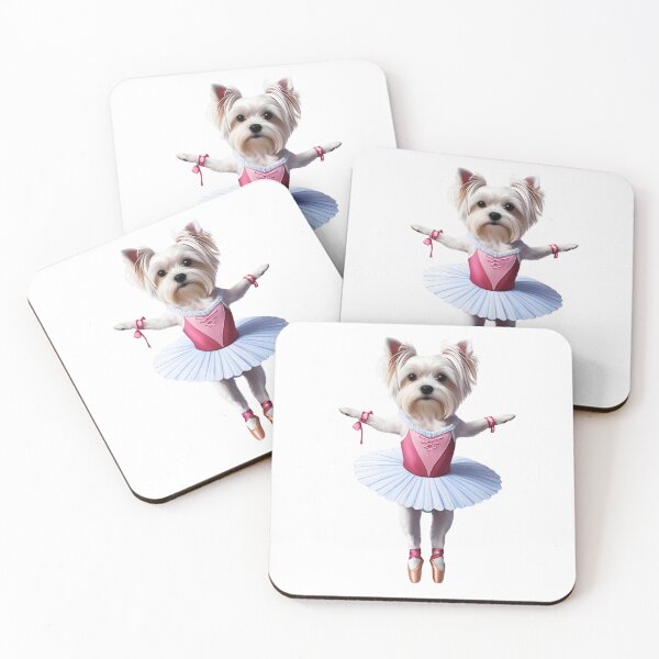 Item preview, Cute Maltese Ballerina Dog Art for Maltese Lovers designed and sold by Fredster1966.