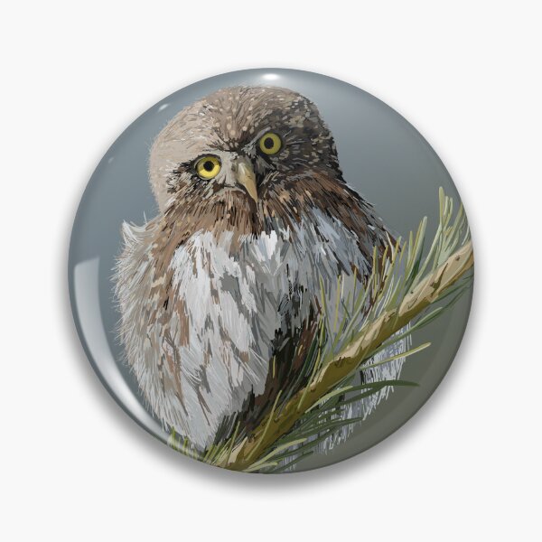 Item preview, Pygmy Owl designed and sold by Hailey Sperling.