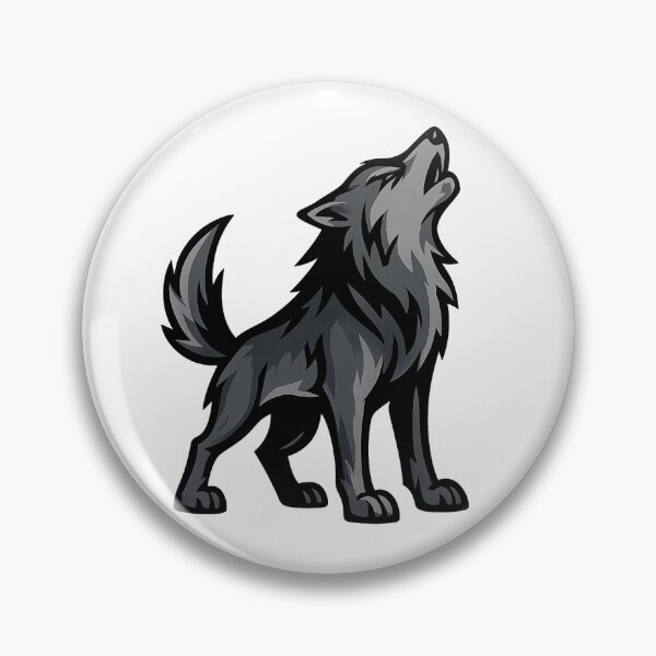 Item preview, Howling wolf designed and sold by Gav-lart.