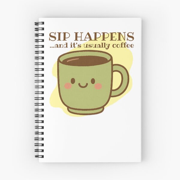 Item preview, Sip Happens and It's Usually Coffee! Coffee Lover Gift. designed and sold by SSustainable.