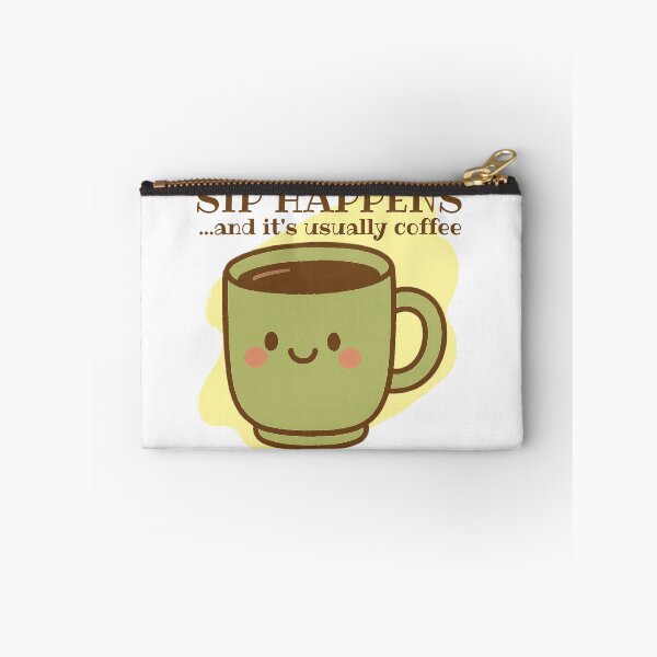 Item preview, Sip Happens and It's Usually Coffee! Coffee Lover Gift. designed and sold by SSustainable.