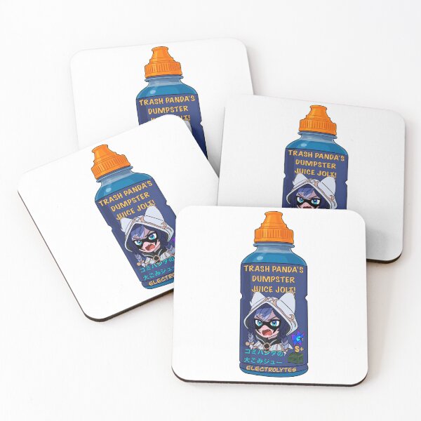 Item preview, S+ Snuffy's Trash Panda's Dumpster Juice Jolt! (Gatcha Vtuber Vending Machine Series) designed and sold by Fresh Oshi Pressed.