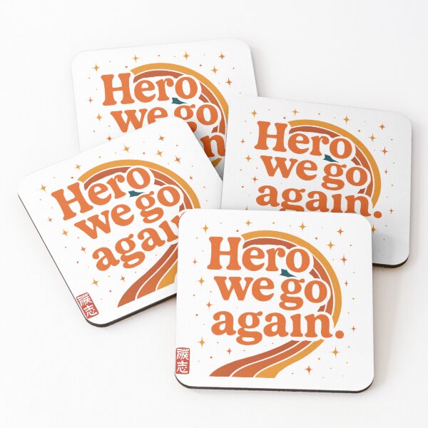 Item preview, Retro-Inspired “Here We Go Again” T-Shirt with Bold 70s Typography, Rainbow Stripe & Star Pattern – Vintage Vibes Casual Wear Perfect for Nostalgic Style Lovers designed and sold by 50ファイターJP.