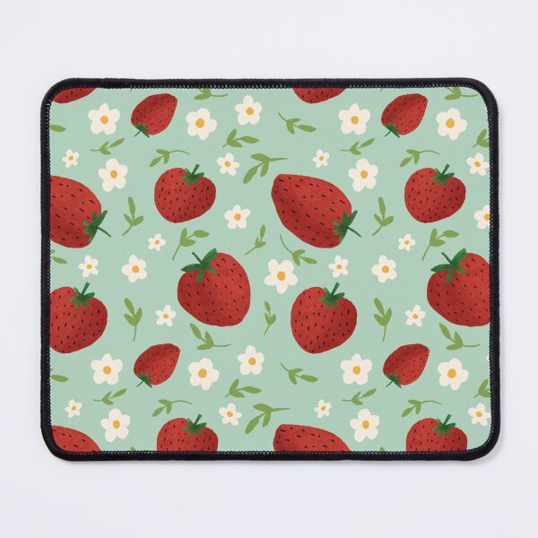 Item preview, Strawberry Foral Pattern designed and sold by goodmarissa.
