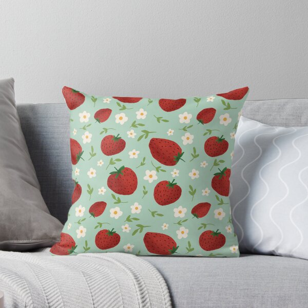 Item preview, Strawberry Foral Pattern designed and sold by goodmarissa.