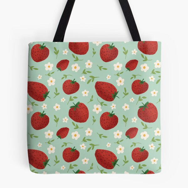 Item preview, Strawberry Foral Pattern designed and sold by goodmarissa.