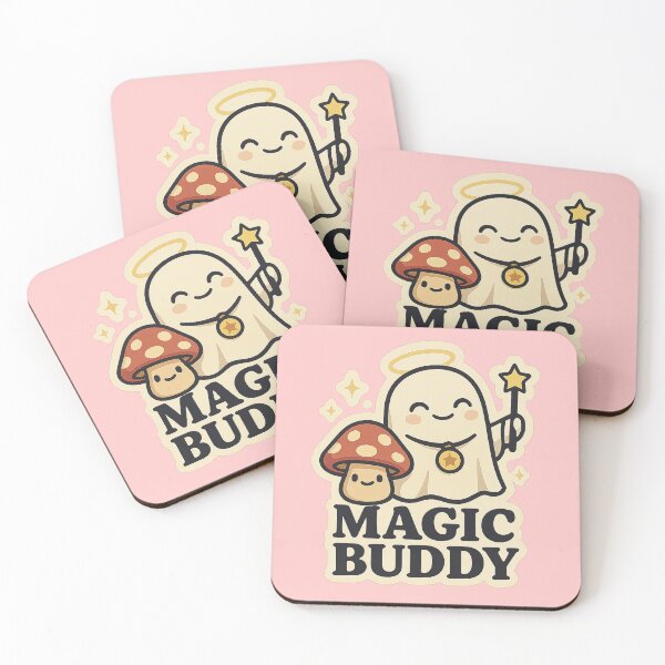 Item preview, Cutesy Ghost and Mushroom  designed and sold by cipharra.