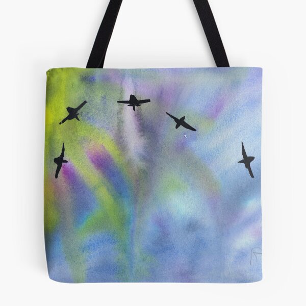 Item preview, Vibrant Watercolor Painting of CNE Air Show Spectacle designed and sold by Rita Winkler.