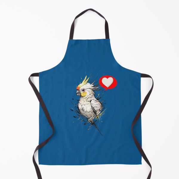 Item preview, Expressive Cockatiel Design - Funny Parrot Love Bird Illustration | Animal Art  designed and sold by Cree8if.