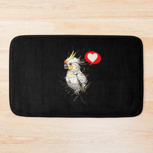 Item preview, Expressive Cockatiel Design - Funny Parrot Love Bird Illustration | Animal Art  designed and sold by Cree8if.