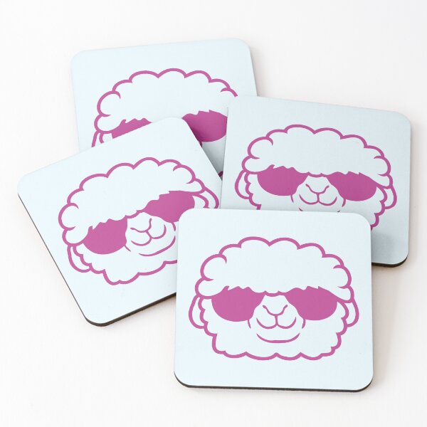 Item preview, Sheep Sunglasses Cool Party Lamb Cute Head Face designed and sold by shirt-o-mat.