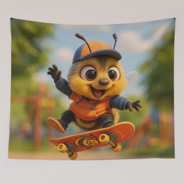 Item preview, Skater Box-Headed Blood Bee designed and sold by Sillytoe.