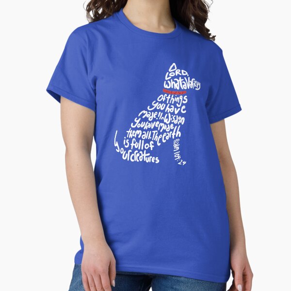 Item preview, Psalm 104:24 (Dog - White) designed and sold by CamelCactus.