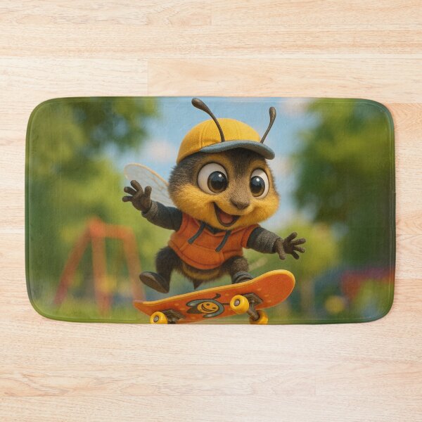 Item preview, Skater Furrow Bee designed and sold by Sillytoe.