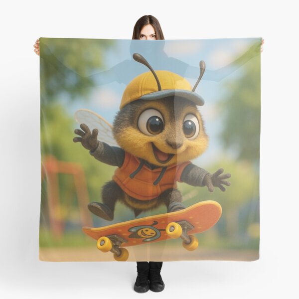 Aperçu de l'œuvre Abeille patineuse sillon créée et vendue par Sillytoe.