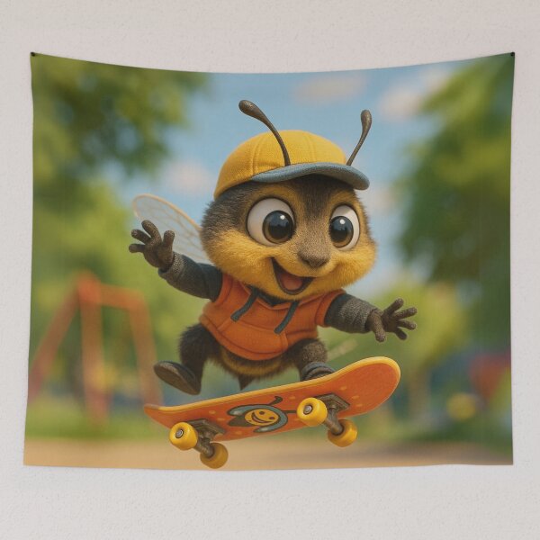 Item preview, Skater Furrow Bee designed and sold by Sillytoe.