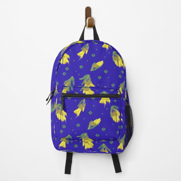 Item preview, Native New Zealand Kowhai on blue designed and sold by Joanne-Louise-Design.
