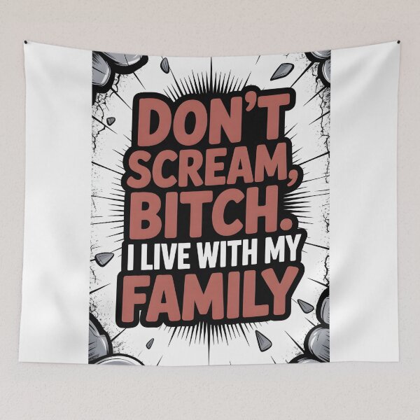 Item preview, Don't Scream, Bitch designed and sold by Uglyandcute.