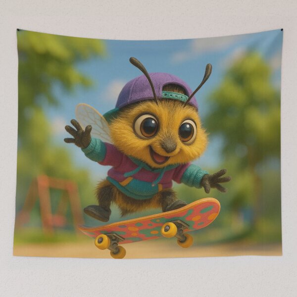 Item preview, Skater Hairy-Footed Flower Bee  designed and sold by Sillytoe.