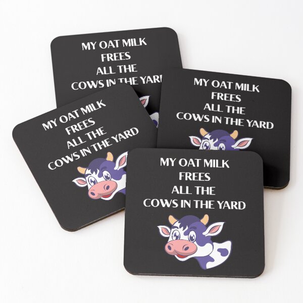 Item preview, Oat Milk Funny Vegan Quote Cow Yard Plant Based Humor designed and sold by MagicSD Designs.