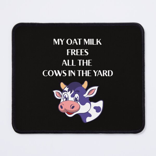 Item preview, Oat Milk Funny Vegan Quote Cow Yard Plant Based Humor designed and sold by MagicSD Designs.