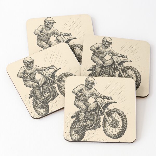 Item preview, Vintage 1970s Motocross Racing Retro Dirt Bike Jump designed and sold by KishShop.