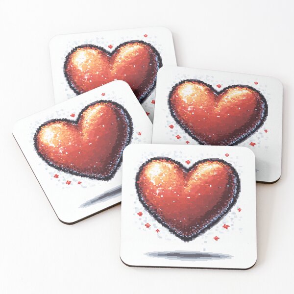 Item preview, Pixel love designed and sold by dragonfliesart.