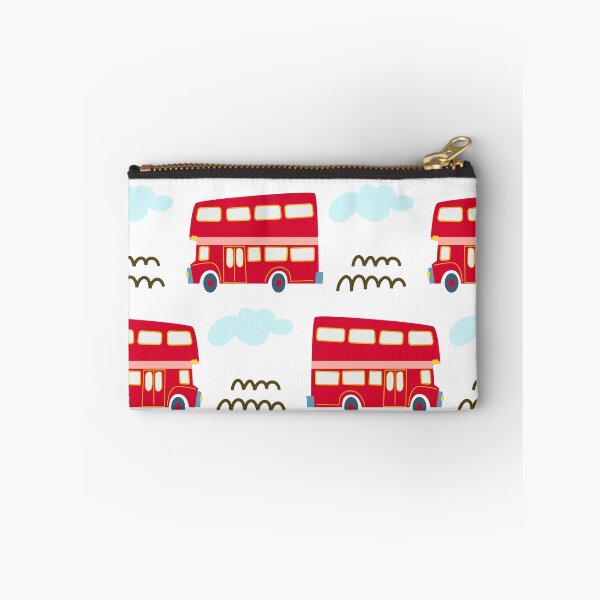 Item preview, Cute red double-decker English buses designed and sold by Olga Matskevich.