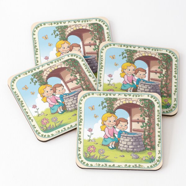 Item preview, Kids around the well designed and sold by AKPixelDesigns.