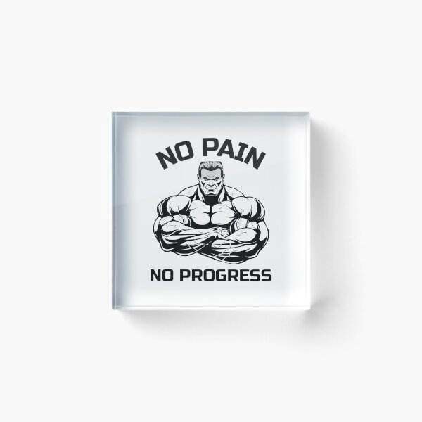 Item preview, No Pain No Progress Gym Motivation designed and sold by Superiors-s.