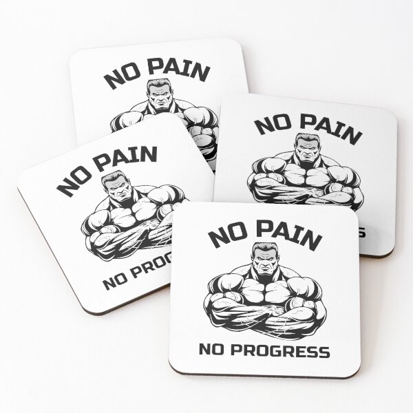 Item preview, No Pain No Progress Gym Motivation designed and sold by Superiors-s.
