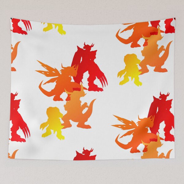 Item preview, Augumon Digimon Evolution Silhouette designed and sold by AnimeDesigns12.