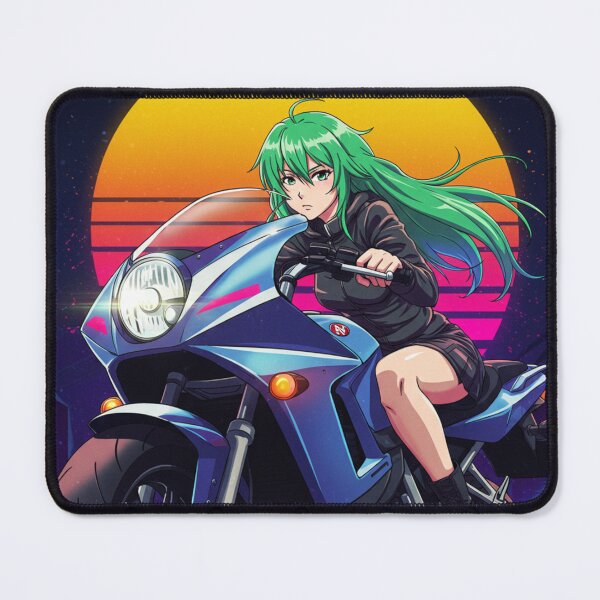 Item preview, Anime Beauty on a Futuristic Motorcycle designed and sold by JonelleTshirts.