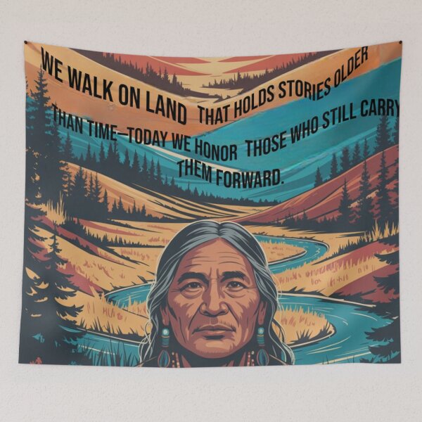 Item preview, Indigenous Wisdom – Honor the Land, Honor the People - National Indigenous Peoples Day designed and sold by InspiredCreatives.