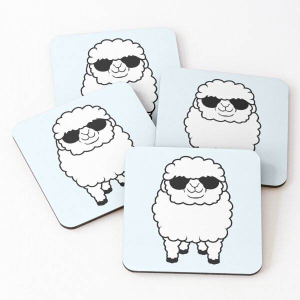 Item preview, Sheep Sunglasses Party Lamb Cute Cool Farm Animal designed and sold by shirt-o-mat.
