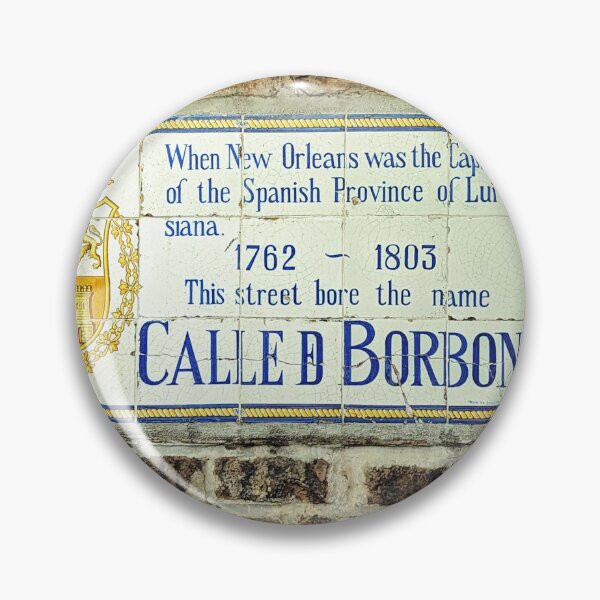Item preview, Calle D Borbon historical marker in the French Quarter of New Orleans designed and sold by irishmurr.