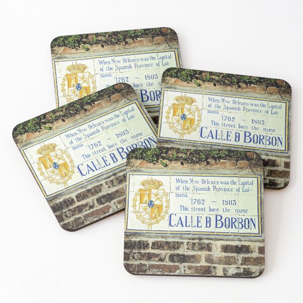Item preview, Calle D Borbon historical marker in the French Quarter of New Orleans designed and sold by irishmurr.
