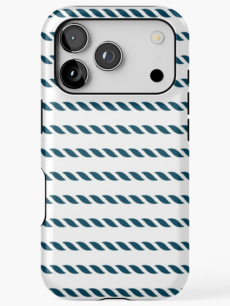 Thumbnail 1 of 4, iPhone Case, Nautical Rope Pattern designed and sold by dk80.