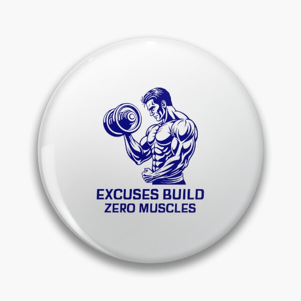 Item preview, Excuses Build Zero Muscles – Gym Discipline Motivation Quote designed and sold by Superiors-s.