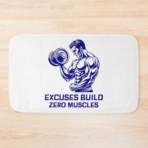 Item preview, Excuses Build Zero Muscles – Gym Discipline Motivation Quote designed and sold by Superiors-s.