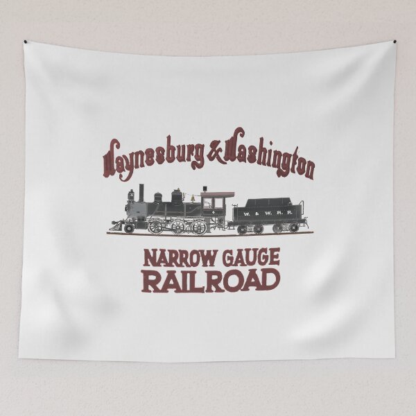Item preview, Vintage Waynesburg & Washington Narrow Gauge Railroad designed and sold by QuayTradingCo.
