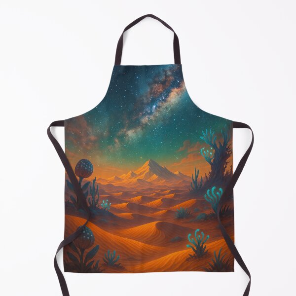 Item preview, Mystical Desert Under Starry Night Sky | Dreamy Fantasy Landscape | Surreal Nighttime Sandscape Art | Magical Moonlit Desert Scene | Ethereal Wilderness Illustration designed and sold by PaintedPixels01.