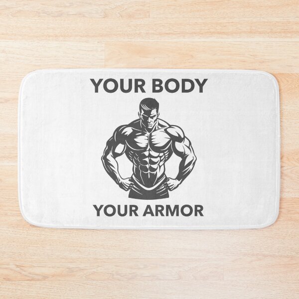 Item preview, Your Body Your Armor – Gym Discipline Quote designed and sold by Superiors-s.