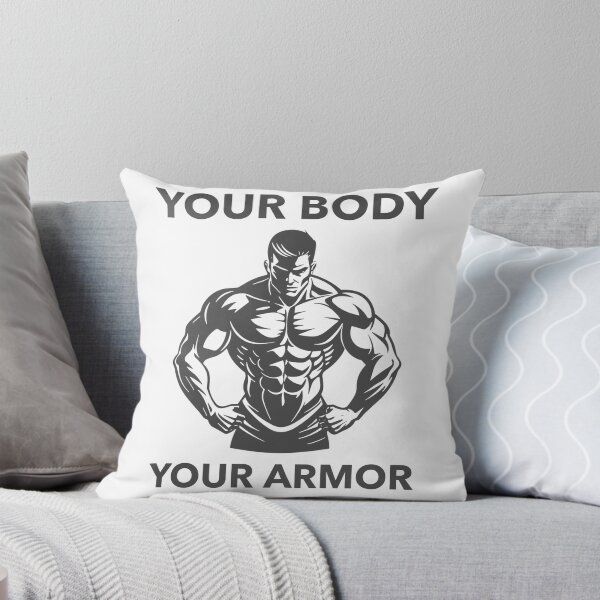 Item preview, Your Body Your Armor – Gym Discipline Quote designed and sold by Superiors-s.